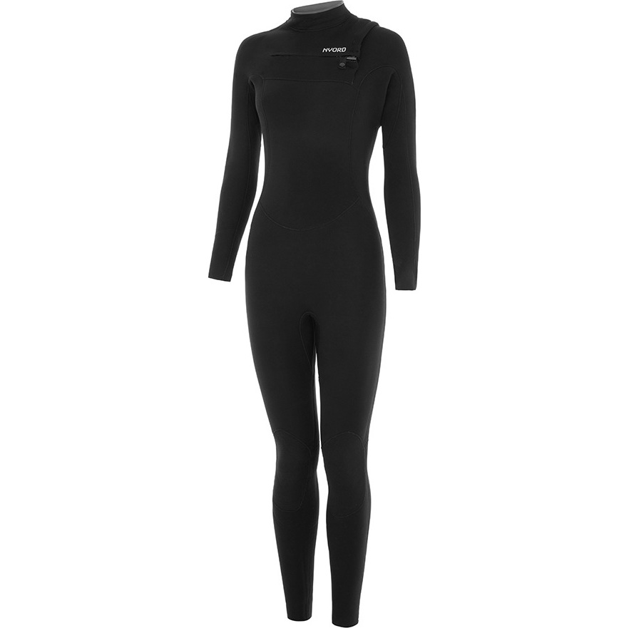 2025 Nyord Womens Furno Ultra Plus 5/4mm Chest Zip Wetsuit FUPW54001 - Black